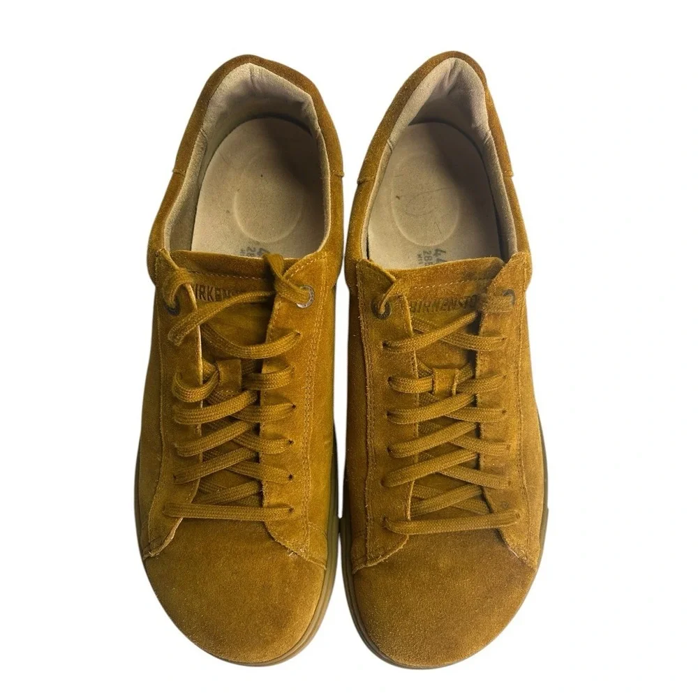 Birkenstock Bend Low Suede Sneakers Mink Ochre Gold Men's 11 / EU 44 Comfort